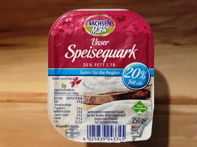 Fotos und Bilder von Quark, Speisequark, 20% Fett i. Tr. (Sachsenmilch ...