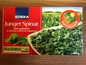 Edeka Junger Spinat, fein gehackt erntefrisch tiefgefroren | Hochgeladen von: j.kindler