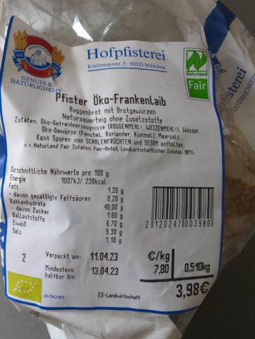 Öko Frankenlaib, Brot von bare84 | Hochgeladen von: bare84