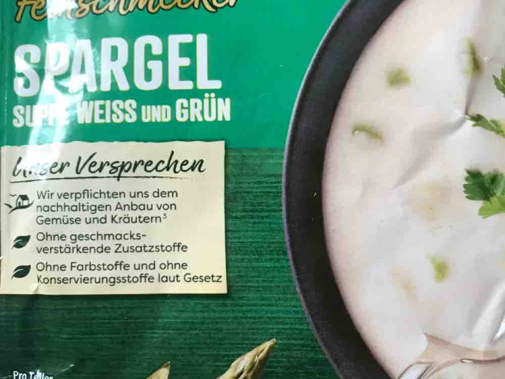 Spargel Suppe weiß & grün, Spargel von tonnenschwer | Hochgeladen von: tonnenschwer