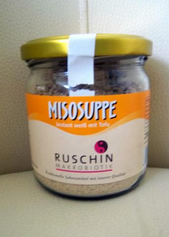 Misosuppe, Instant weiß mit Tofu, Ruschin Makrobiotik, Insta | Hochgeladen von: wicca