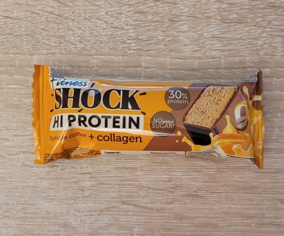 Shock Hi Protein Riegel Bumble Coffee + collagen | Hochgeladen von: LittleMac1976