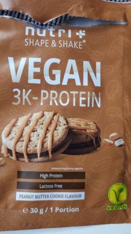Shape & Shake Vegan 3K-Protein (Peanut Butter-Cookie) von mo | Hochgeladen von: mofzx