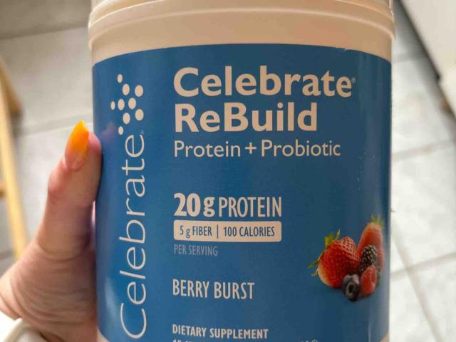 Celebrate ReBuild Berry Burst, Protein und Prebiotik von JaFiDe | Hochgeladen von: JaFiDe