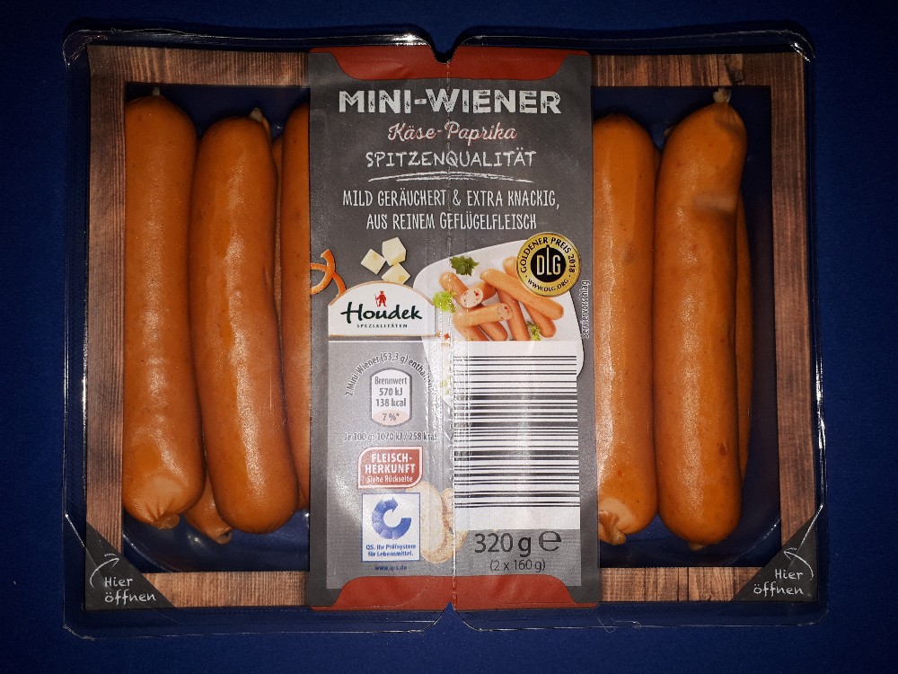 Mini-Wiener (Aldi), Käse - Paprika von Mona1207 | Hochgeladen von: Mona1207