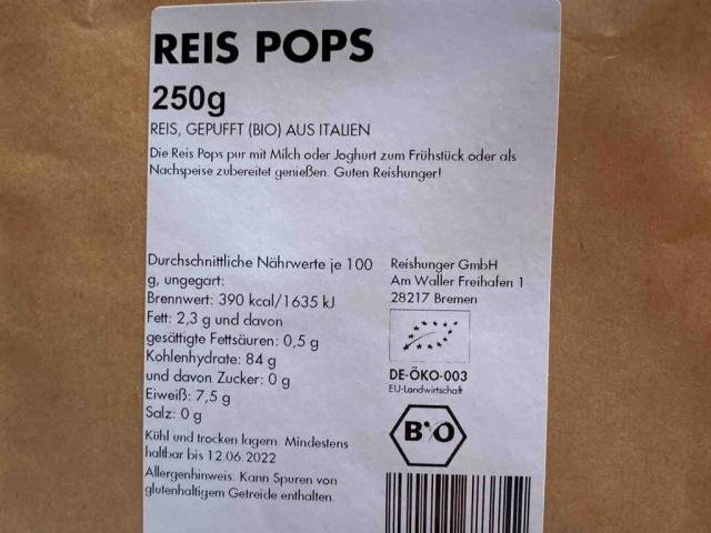 Reis Pops, Reis gepufft (bio) aus Italien von Chris1990 | Hochgeladen von: Chris1990