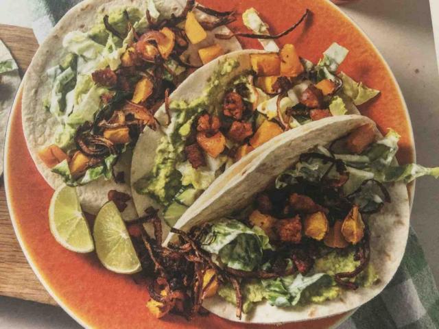 Tacos mit Süsskartoffeln und Chorizo, Limettendip und Guacamole  | Hochgeladen von: tortuga25