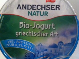 Bio-Jogurt griechischer Art Natur 0,2%  | Hochgeladen von: Frau Schlank