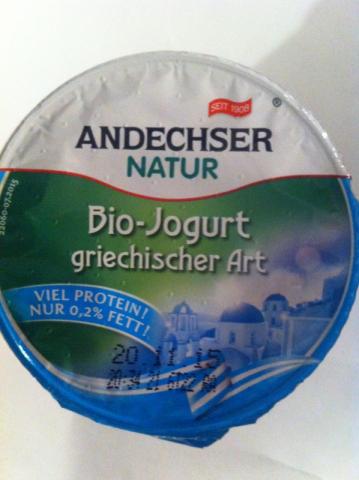Bio-Jogurt griechischer Art Natur 0,2%  | Hochgeladen von: Frau Schlank