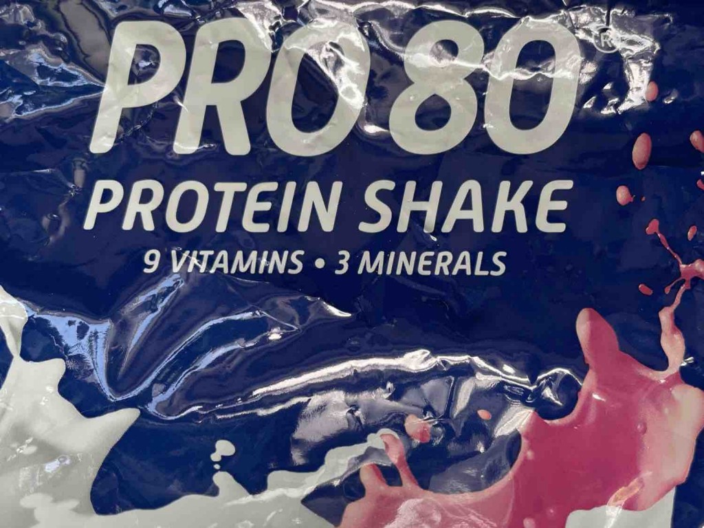Protein  Shake  Pro 80 Raspbeery Joghurt, mit Wasse von GIM65 | Hochgeladen von: GIM65