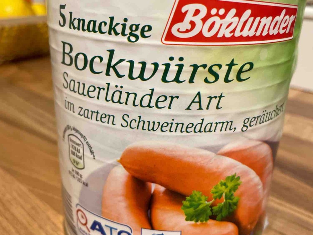 Bockwurst Sauerländer Art, in zartem Schweinedarm von Grobinet | Hochgeladen von: Grobinet