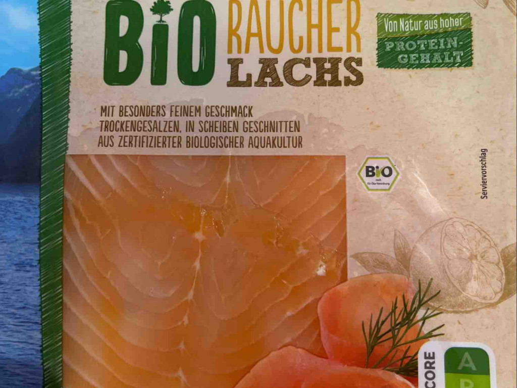 Bio-Räucherlachs in Scheiben geschnitten, trockengesalzen von Ch | Hochgeladen von: ChrisBartz