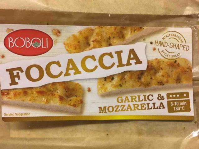 Focaccia Garlic &  Mozzarella, Weizenbrot mit Knoblauch und  | Hochgeladen von: GunariousG