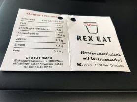 Rex Eat: Eierschwammerlgulasch mit Sauerrahmnockerl | Hochgeladen von: chriger