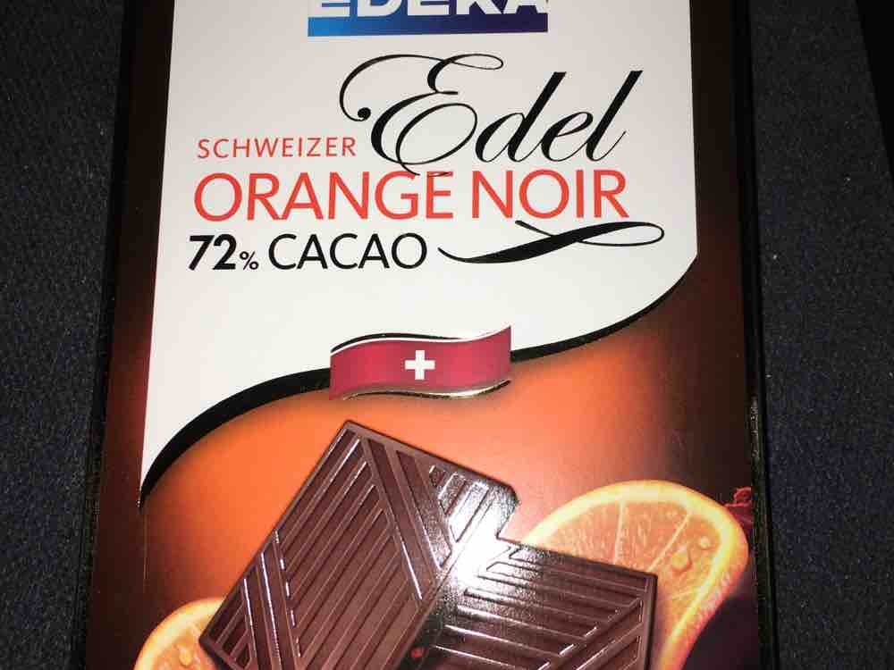 EDEKA Schweizer Edel Orange Noir 72% Cacao von BeeDee | Hochgeladen von: BeeDee