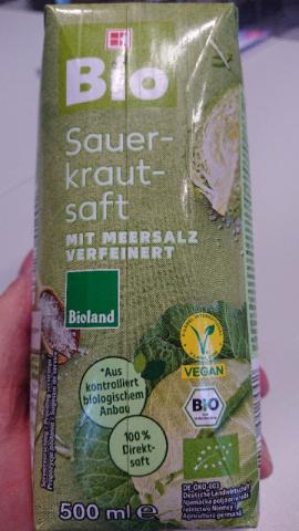 Bio Sauerkrautsaft, Mit Meersalz verfeinert von Onkel Roland | Hochgeladen von: Onkel Roland