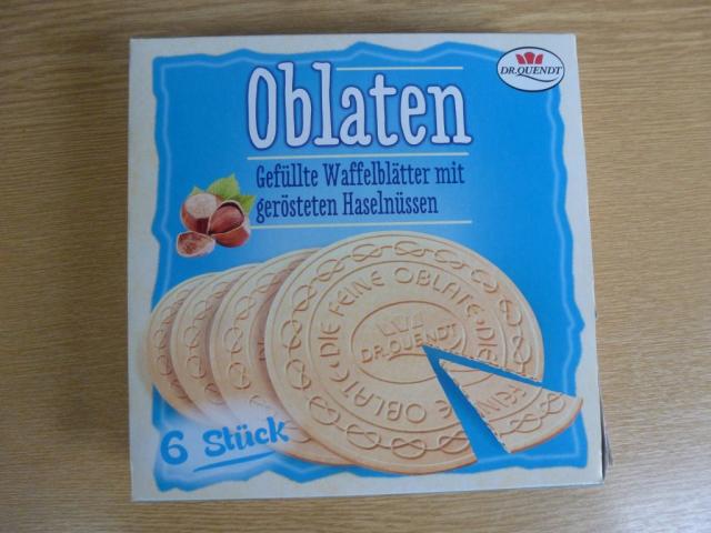 Oblaten   Gefüllte Waffelblätter mit gerösteten Haselnüssen | Hochgeladen von: Dunja11