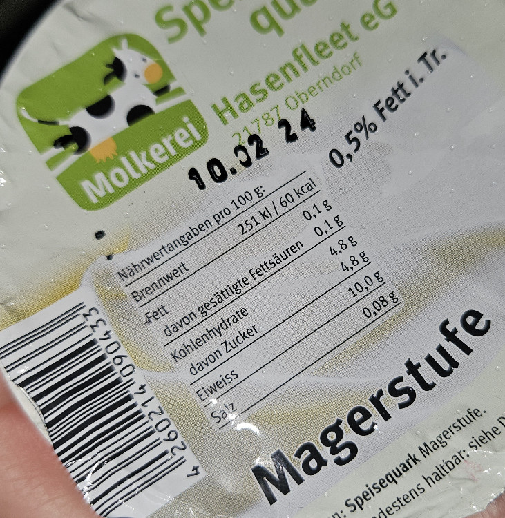 Speisequark  Hasenfleet, Magerstufe 0.5% von Dagena | Hochgeladen von: Dagena
