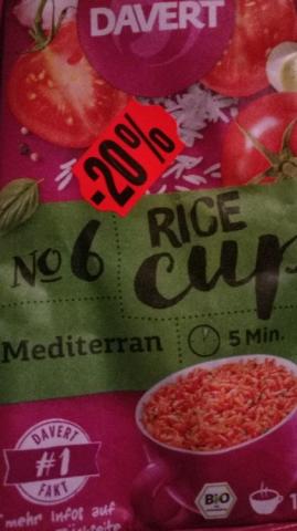 Rice Cup , Mediterran von Schattey | Hochgeladen von: Schattey