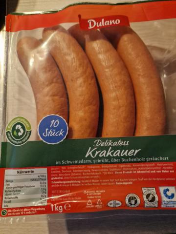 Delikatess Krakauer, in Schweindarm. gebrüht von Skypie85 | Hochgeladen von: Skypie85