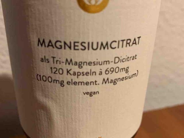 Magnesiumcitrat, als Tri-Magnesium-Dicitrat -100 mg element. Mag | Hochgeladen von: PiaPumpernickel
