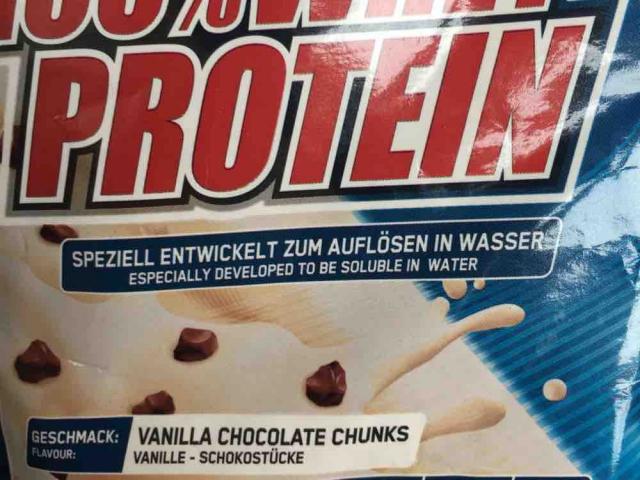 100% Whey Protein , Vanilla Chocolate Chunks von koskalina | Hochgeladen von: koskalina