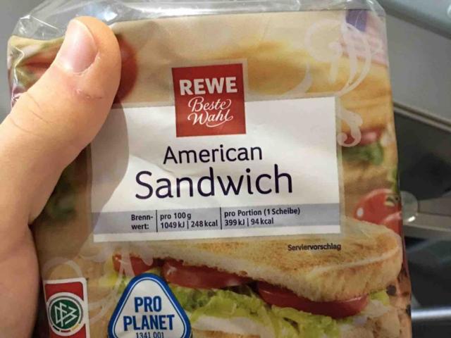Photos and pictures of Fddb - Wahl) American Sandwich (Rewe Beste Bread