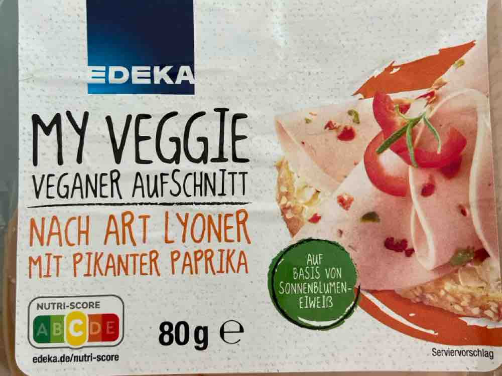 Veganer Aufschnitt, Lyoner mit pikanter Paprika by Einoel | Hochgeladen von: Einoel