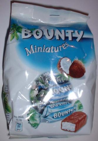 Bounty Miniatures 1 Stück 10,3 g, Kokos | Hochgeladen von: anja45