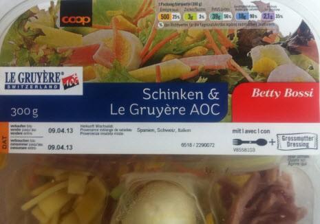 Betty Bossi Schinken & Le Gruyère AOC Salat, Salat | Hochgeladen von: raziska