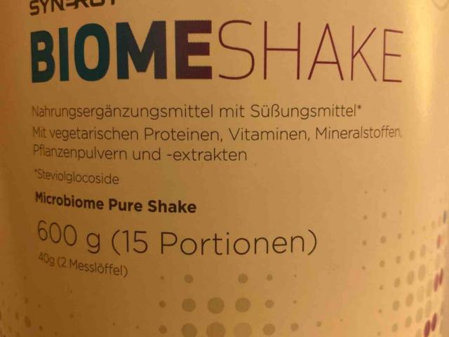 Biome Shake veganer Microbiom-Eiweiß-Shake, Mandelmilch  o. Zuck | Hochgeladen von: cole666dance