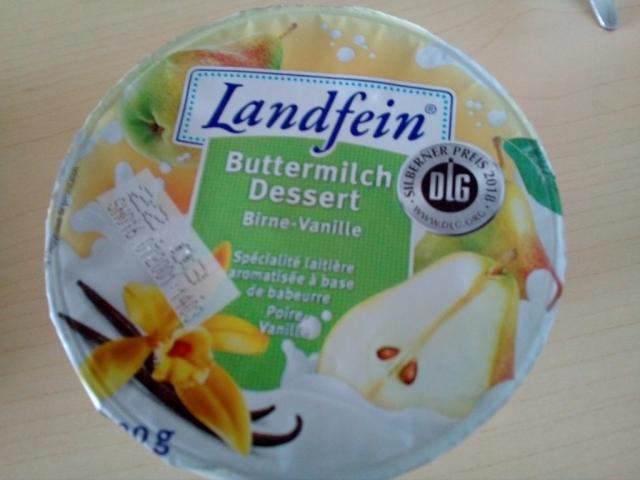 Landfein Buttermilchdessert, Birne - Vanille | Hochgeladen von: Enibas7591