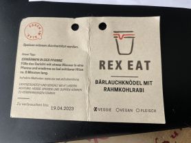 Rex Eat: Bärlauchknödelm mit Rahmkohlrabi | Hochgeladen von: chriger