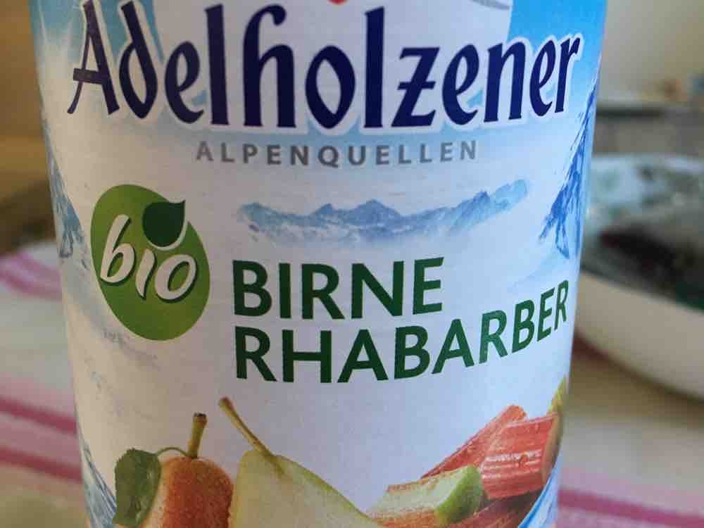 Adelholzener, Bio Birne Rhabarber von MarionBi | Hochgeladen von: MarionBi