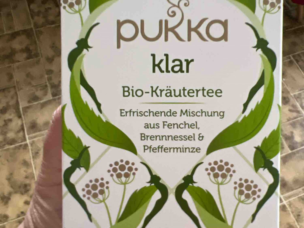 pukka klar, Bio -Tee aus Brennessel, Fenchel und  Pfeffermin von | Hochgeladen von: Clazinha
