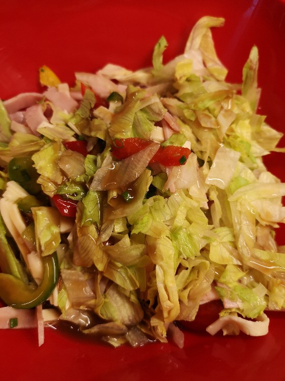 chefsalat, blattsalat mit schinken und käse von Cindriella | Hochgeladen von: Cindriella