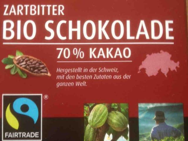 Bio Zartbitter Schokolade 70% von tezett | Hochgeladen von: tezett