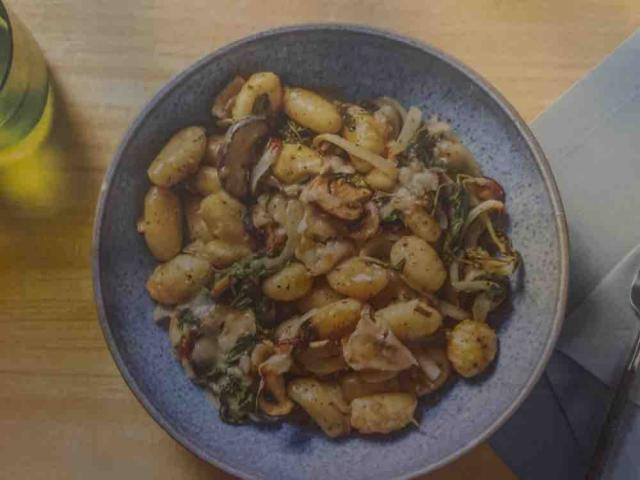 Gnocchi-Spinat-Auflauf, mit Champignons von VertschFood | Hochgeladen von: VertschFood