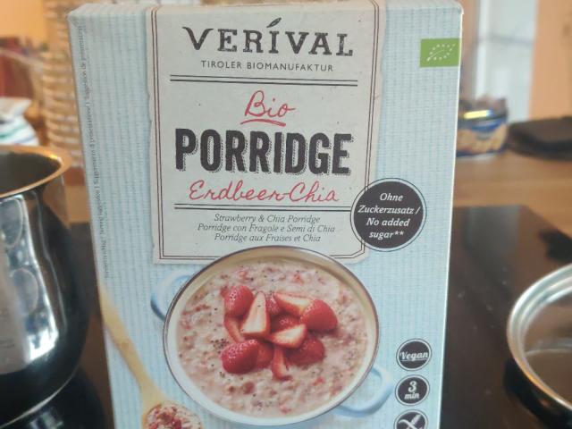 porridge erdbeer-chia, bio by caneloni | Hochgeladen von: caneloni