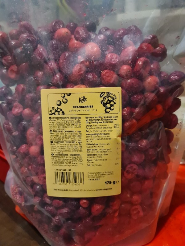 Cranberries gefriergetrocknet von rachelpandorf85967 | Hochgeladen von: rachelpandorf85967