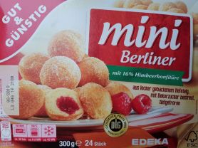 Mini Berliner, Himbeerfüllung | Hochgeladen von: wortkotze