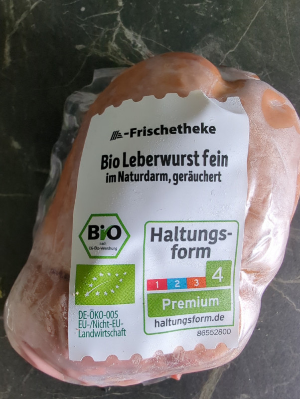 Bio Leberwurst, Bio Leberwurst fein - im Naturdarm, geräuchert v | Hochgeladen von: tyvision