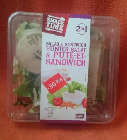 Salad & Sandwich Bunter Salat & Pute-Ei sandwich, Sn | Hochgeladen von: chilipepper73