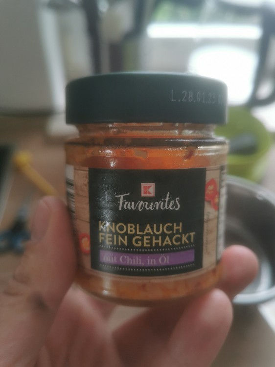 Knoblauch fein gehackt, mit Chili, in Öl von McFraune | Hochgeladen von: McFraune