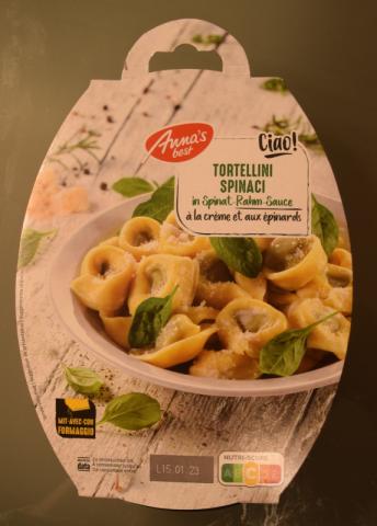 Tortellini Spinaci in Spinat-Rahm-Sauce, Annas best | Hochgeladen von: aoesch