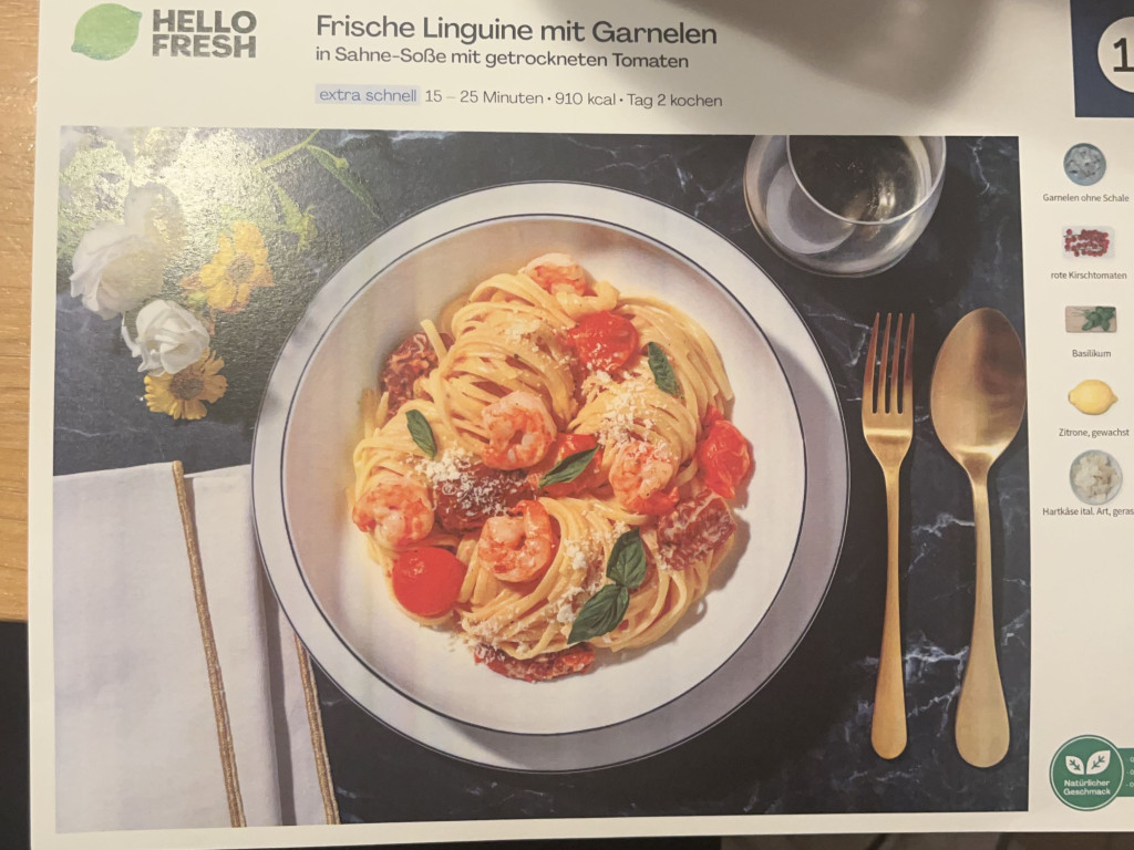 Hello Fresh Frische Linguine mit Garnelen von rebeccagrytrs | Hochgeladen von: rebeccagrytrs