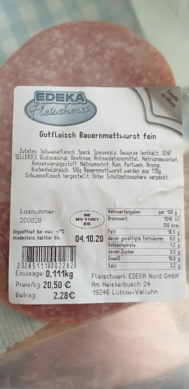 Gutfleisch feine Bauern-Mettwurst  von wkurz254 | Hochgeladen von: wkurz254