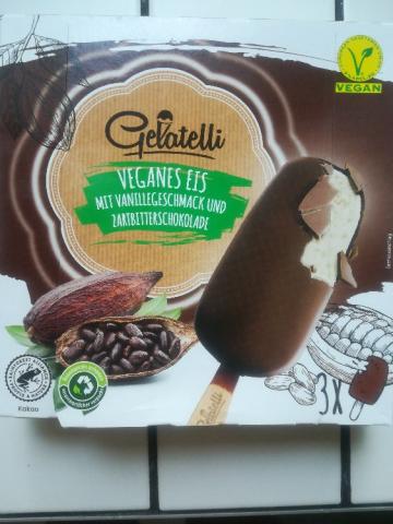 Veganes Eis mit Vanillegeschmack und Zartbitterschokolade von me | Hochgeladen von: melinagina599