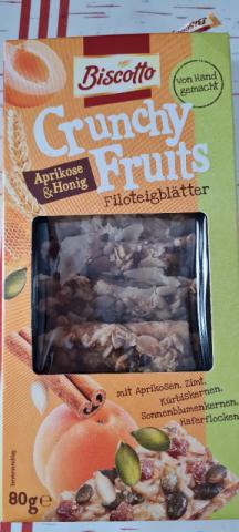 Crunchy Fruits Aprikose&Honig, Filoteigbätter von Reisetamme | Hochgeladen von: Reisetamme