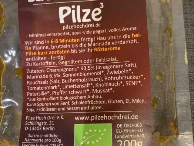 Champignons in Barbecue-Marinade, bio von kplusg | Hochgeladen von: kplusg